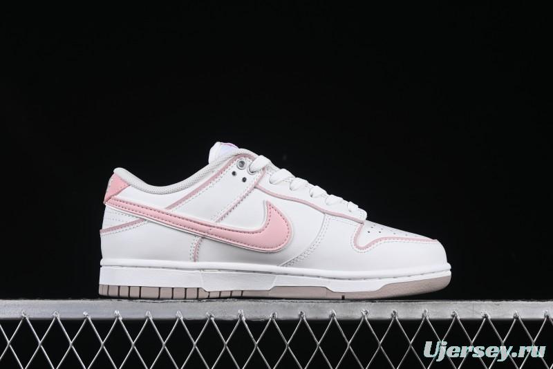 Nike SB Dunk Low Anniversary Premium Custom White Pink Low-Top Casual Skate Shoes - WP0212-013