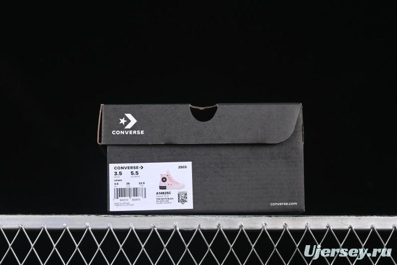 Converse Chuck 70 High Top Platform Sneakers in Pink Color Block Design - A14825C