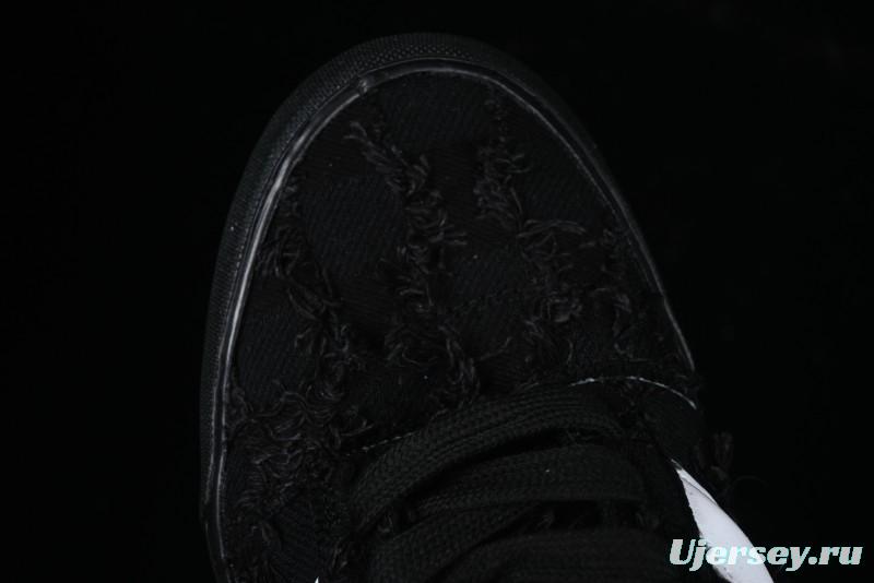 Vans Vault OG Era LX "Distressed Black" Premium Skate Sneakers