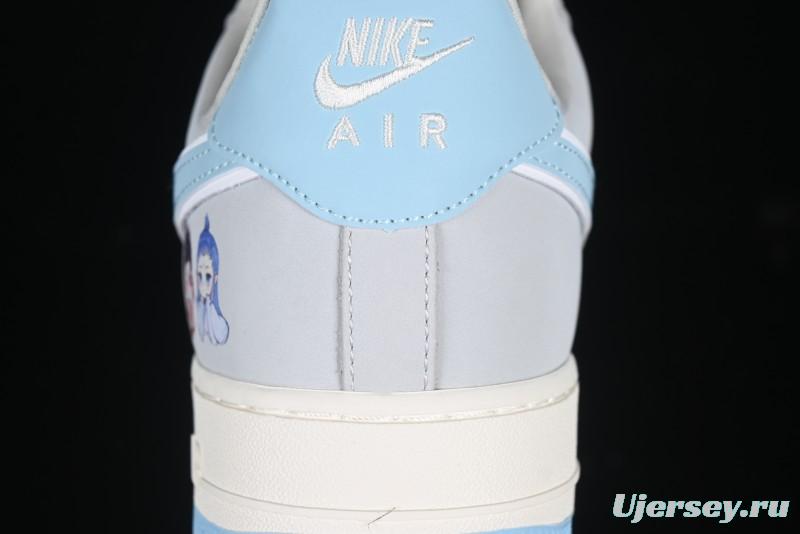 Nike Air Force 1'07 Low Nezha Collaboration Magic Ball Spirit Pearl Casual Sneakers - DF0188-047