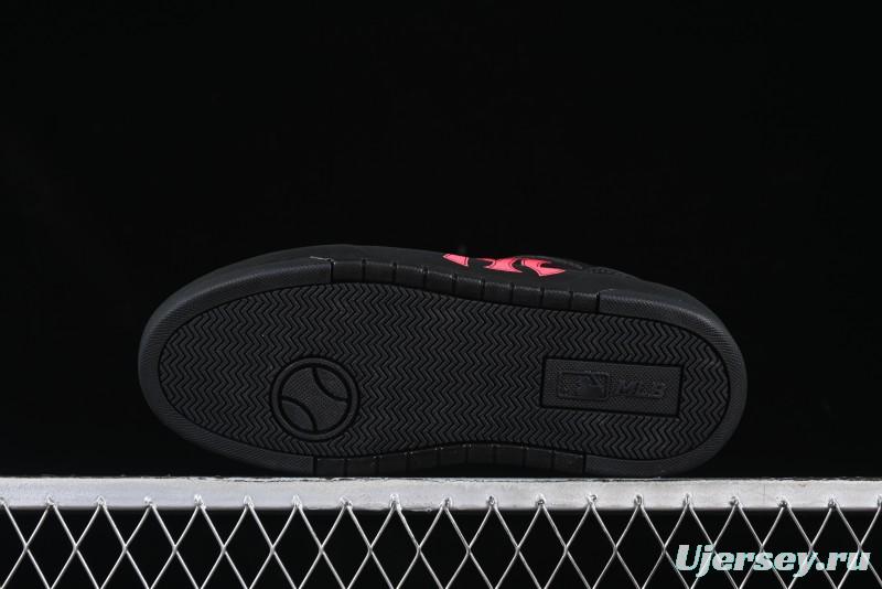 New York Yankees MLB Chunky Liner Custom Platform Sneakers in Neon Pink - 3ASXCA12N50WHS