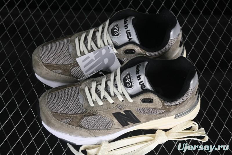 New Balance Made In USA M993 Series Classic Retro Casual Running Shoes with Heritage Design - U993JJ