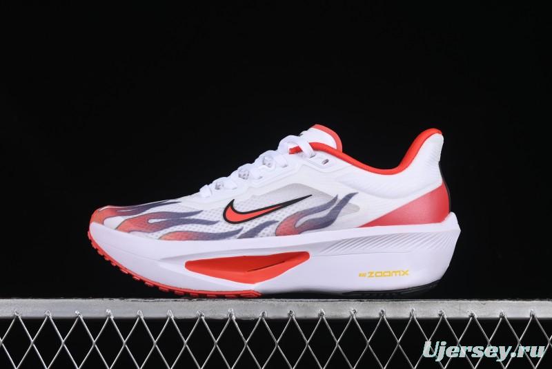 Nike Zoom Fly 6 Lightweight Responsive Running Shoes with Flyknit and Carbon Fiber Plate - HQ3498-100