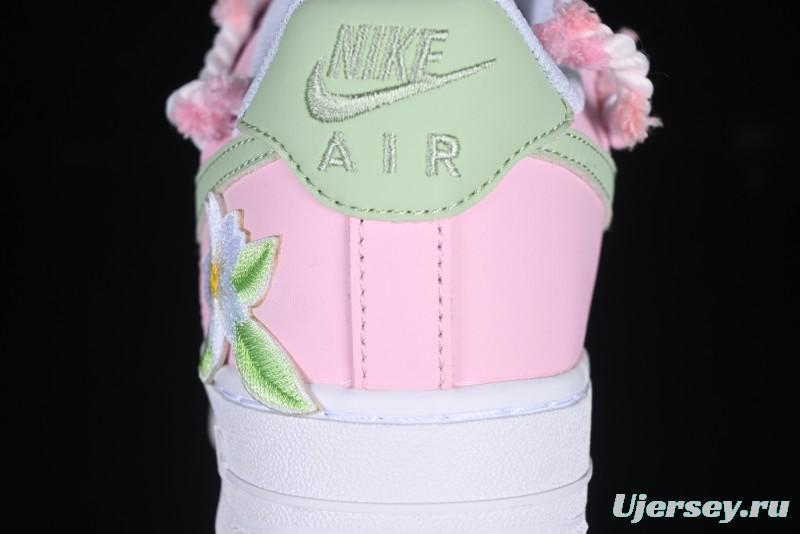 Nike Air Force 1'07 Low Casual Sneakers with Cherry Blossom Design - VV1999-013
