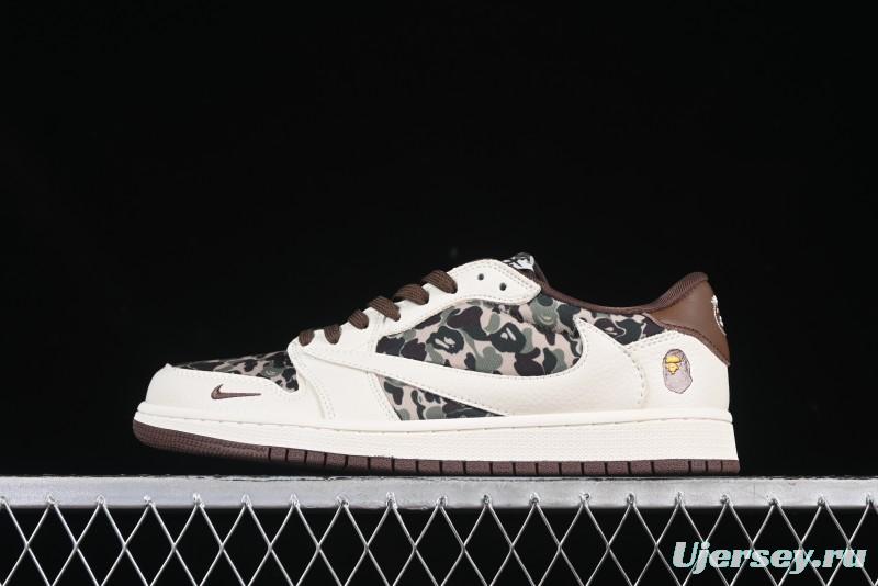 Nike x BAPE "Camo Luxe" Air Jordan 1 Low – Premium Collaboration Sneakers