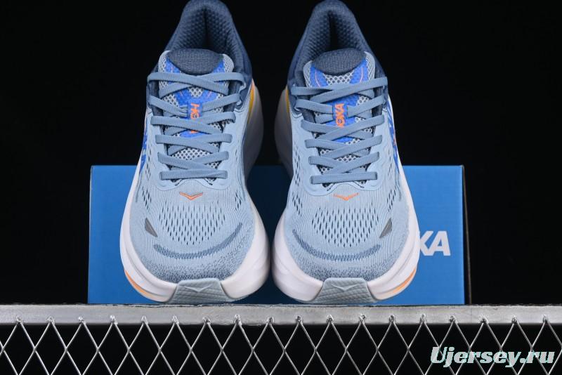 HOKA ONE ONE Bondi 9 Cushioned Running Shoes with Soft EVA Midsole - 1162013 DNP