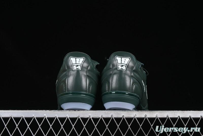 Louis Vuitton Footprint Soccer 2025 Spring Summer Collection Round Toe Lace-Up Low Top Lifestyle Casual Shoes - D.GREEN