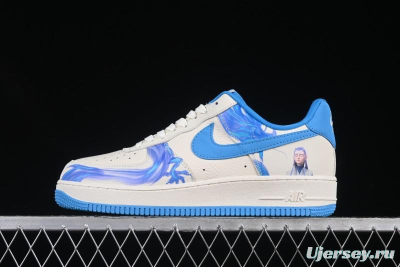 Nike Air Force 1'07 Low Nezha Collaboration Spirit Pearl Low-Top Casual Sneakers - DF0188-049