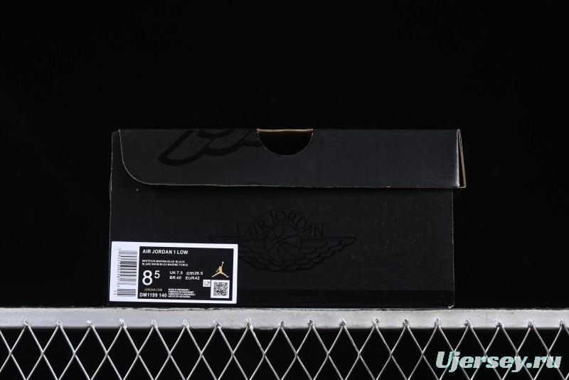 Nike Air Jordan 1 Low True Blue Retro Basketball Shoes - DM1199-140