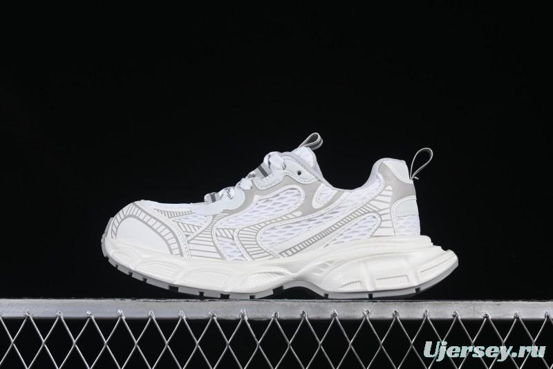 GG-CC Casual Running Shoes with Irregular Design for Trendy Look - 5509 White