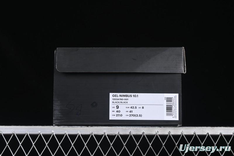 Asics Gel-Nimbus 10.1 Retro Breathable Casual Shoes with Cushioning for Men - 1203A780-001