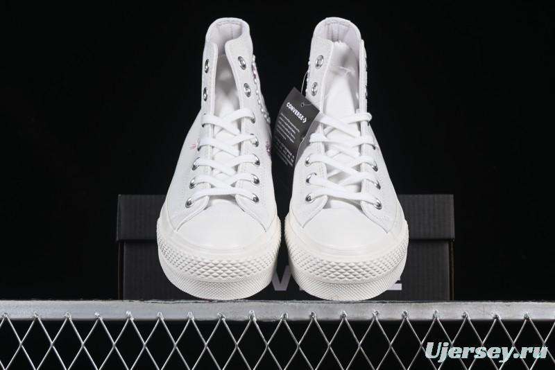 Converse Chuck 70s Classic High Top Canvas Sneakers with Thick Sole - A15786C