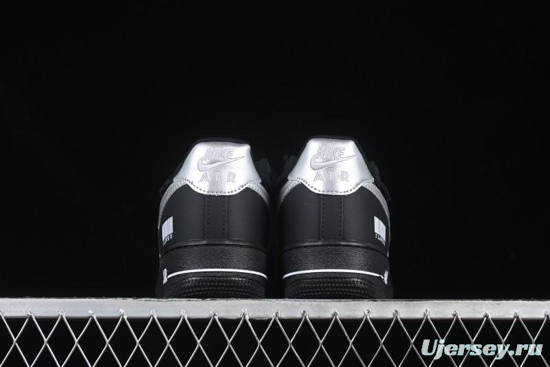 Nike Air Force 1'07 Low Silver Wing Panda Casual Sneakers with Strap - ZH0316-064