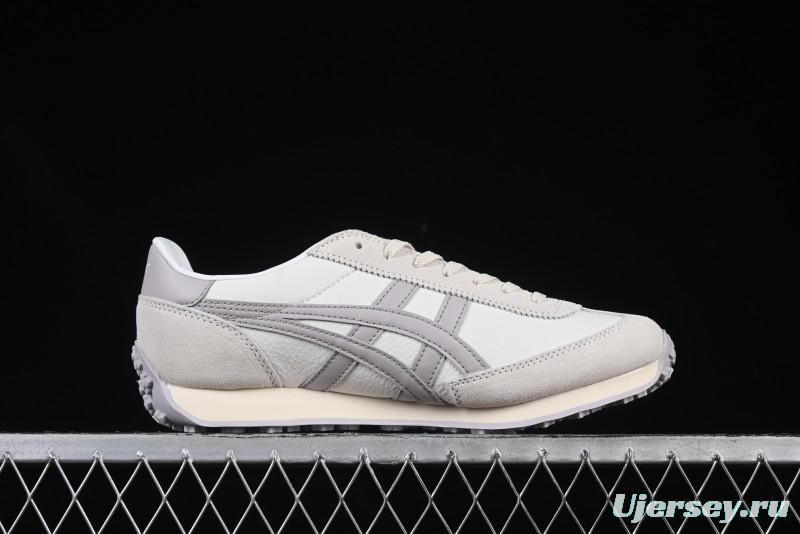 Classic Onitsuka Tiger Mexico 66 Shoes – White & Grey Minimalist Design