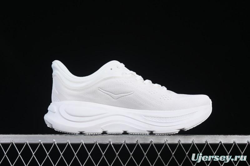 HOKA ONE ONE Bondi 9 Knit Lightweight Casual Running Shoes - 1162012 WWH