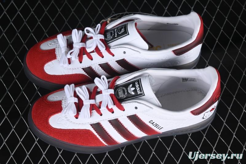 Adidas Originals Gazelle Indoor II Retro Casual Slip-Resistant Wear-Resistant Low-Top Sneakers - II0013