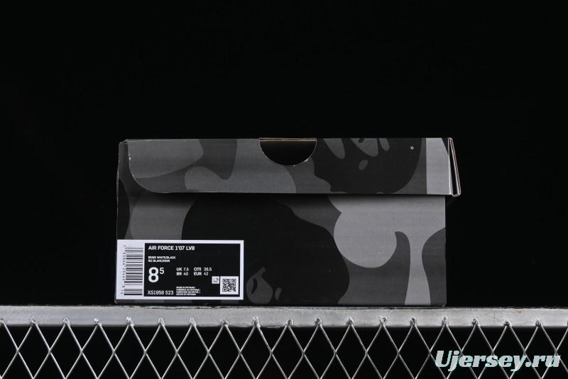 Nike Air Force 1 '07 Low Bape Collaboration Dual Camo Print Casual Sneakers - XS1958-523