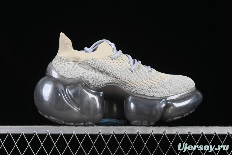 Grounds Big Bubble High Platform Sneakers Transparent Blue - AJE5