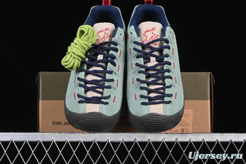 KEEN Jasper Lightweight Outdoor Adventure Shoes – Mint Green & Navy
