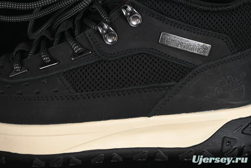 Timberland Solar Wave Low Hiking Sneakers - Black/Off-White