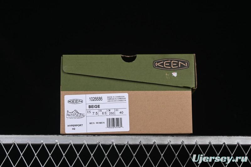 Keen Newport H2 Outdoor Sports Water Sandals with Toe Protection - 1026686BEIGE