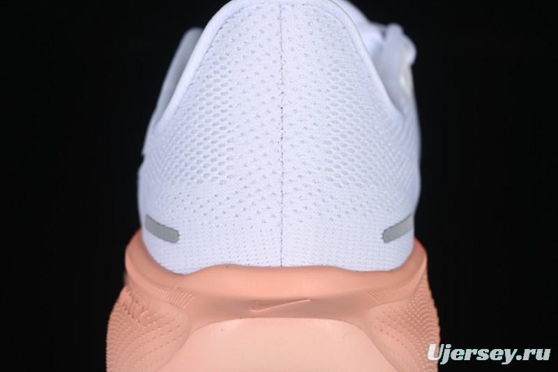 Nike Air Zoom Running Shoes - White/Coral Gradient