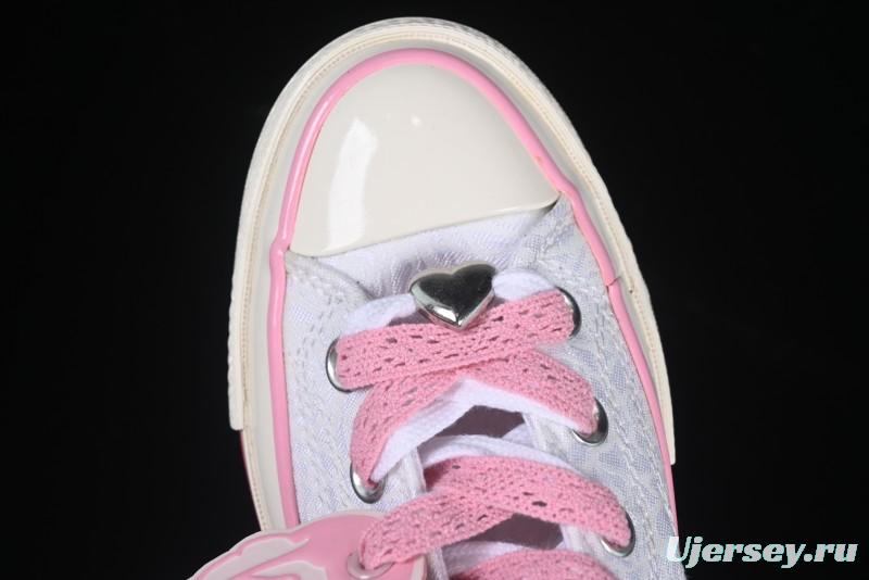 Converse Chuck 70 Valentine's Day Rose High Top Casual Sneakers - A14798C
