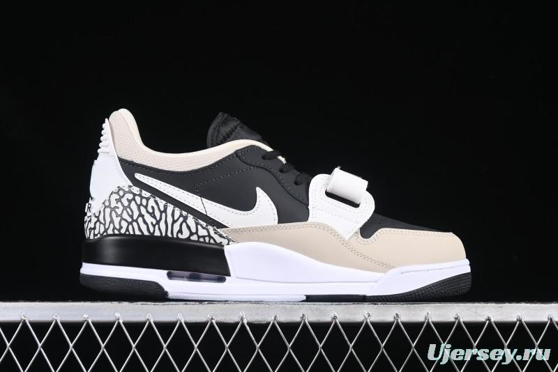 Nike Air Legacy 312 Low "Black/Sail/White" - Premium Style with Elephant Print Details