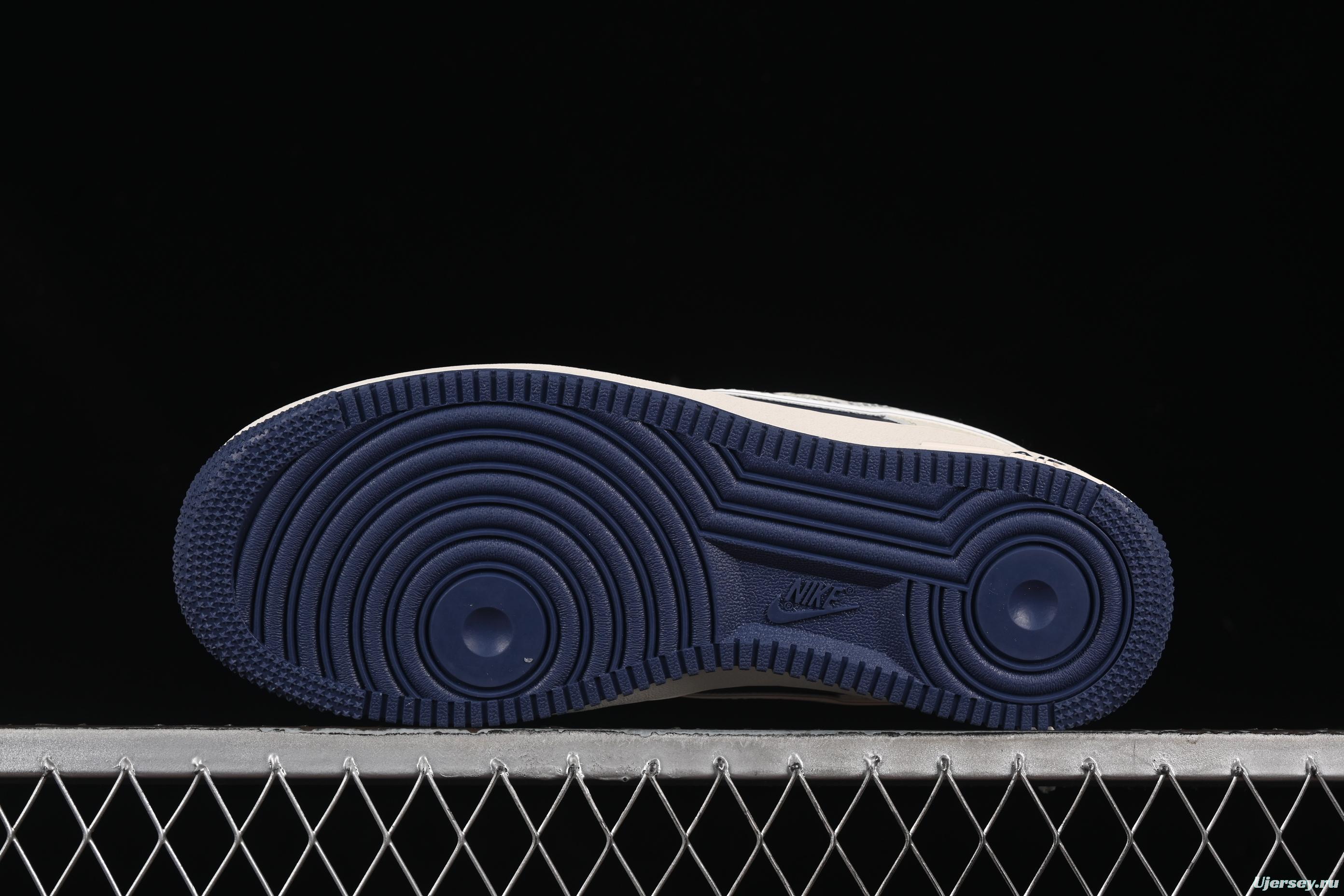 Nike Air Force 1'07 Low The North Face x Comme des Garçons Dark Blue Casual Sneakers - HH7518-075