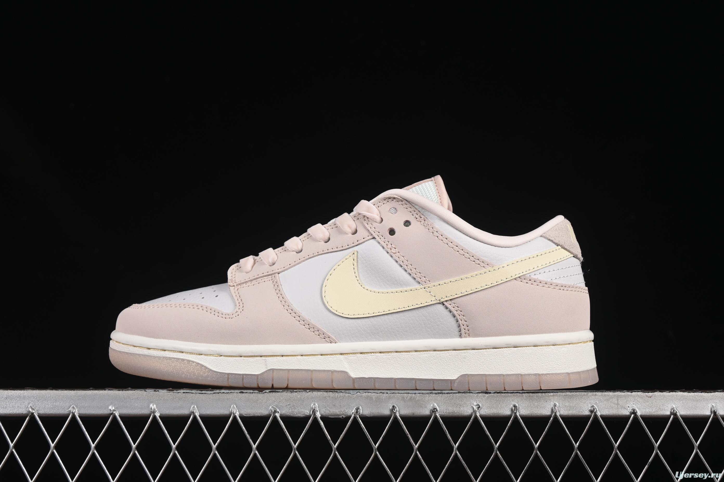 Nike SB Dunk Low White Light Pink SB Low-Top Casual Skate Shoes - FB7901-601