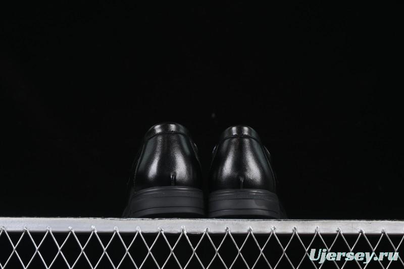 ECCO London Collection Slip-On Business Men's Leather Shoes with Wide Toe Box and Cushioned Sole - 61160801001