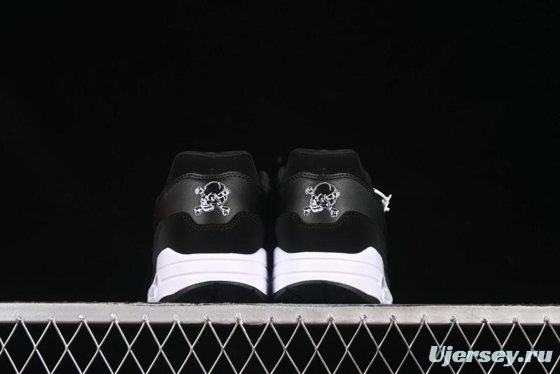 Nike Air Max 1 Retro Running Shoes with Half-Sole Air Cushion - 875844-001