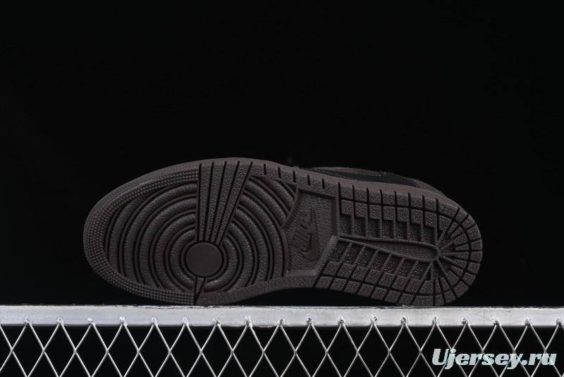 Nike Travis Scott x Air Jordan 1 Low OG AJ1 Reverse Swoosh Sneakers - DM7866-202