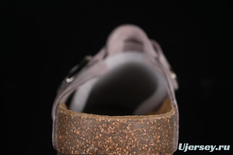 Birkenstock Arizona Soft Footbed Sandals with Suede Leather and Lambswool Lining - G.D4