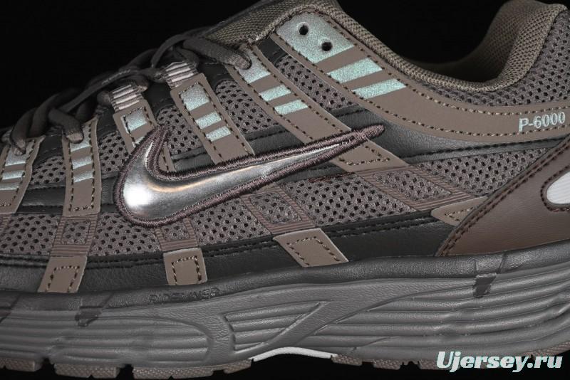 Nike P-6000 Prm Retro Casual Sneakers with Layered Design - CD6404-202