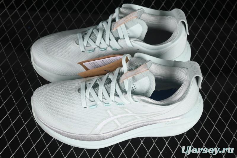 Asics Gel-Nimbus 27 Retro Breathable Casual Shoes with Cushioning for Men - 1011B958-300