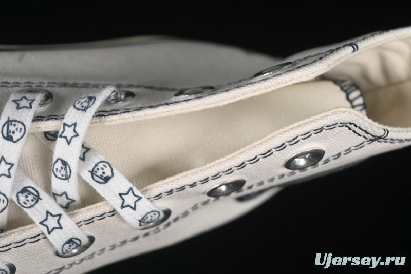 Converse Chuck Taylor All Star 1970s High Top Canvas Sneakers with Noritake Hand-Drawn Elements - A15787C