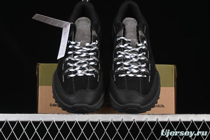 Keen Jasper Rocks SP Urban Series Retro Low-Top Lace-Up Outdoor Camping Hiking Mountaineering Training Shoes - 1025169Black