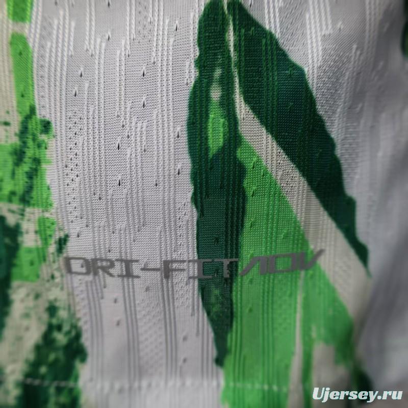 Player Version 2025 Nigeria Green/White Jersey