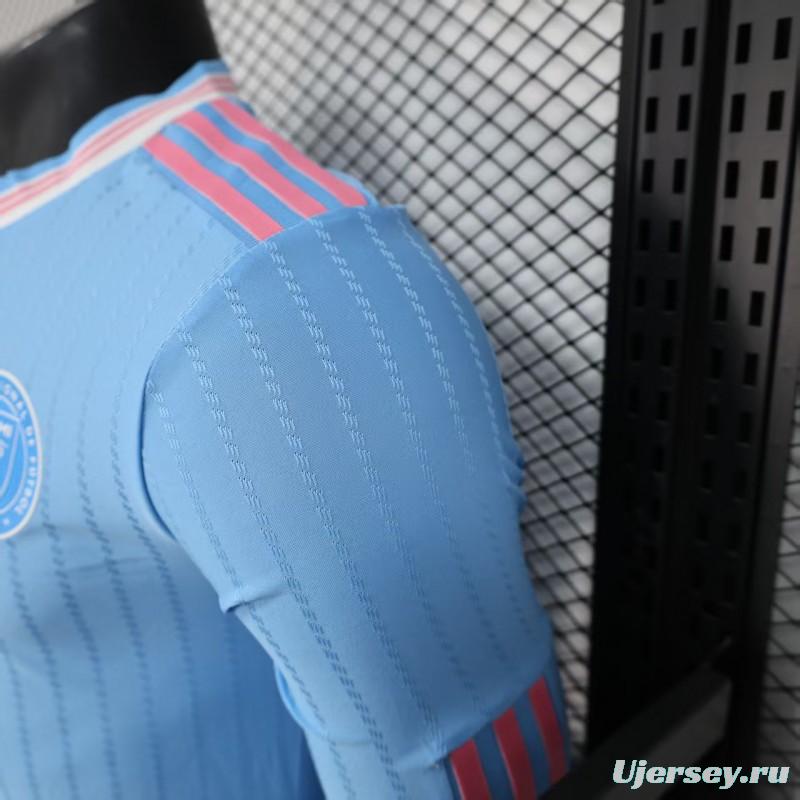 Player Version 25/26 Inter Miami Blue Third Long Sleeve Jersey