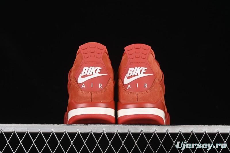 Nike Nigel Sylvester x Air Jordan 4 Retro High OG "Brick By Brick" Sneakers - HF4340-800