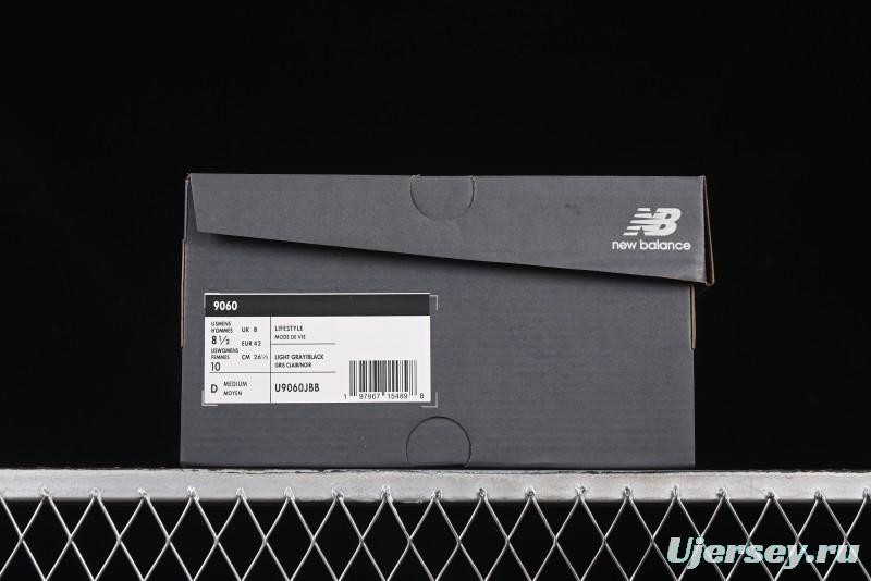New Balance NB9060 Series Retro Casual Running Shoes with ABZORB Cushioning - U9060JBB