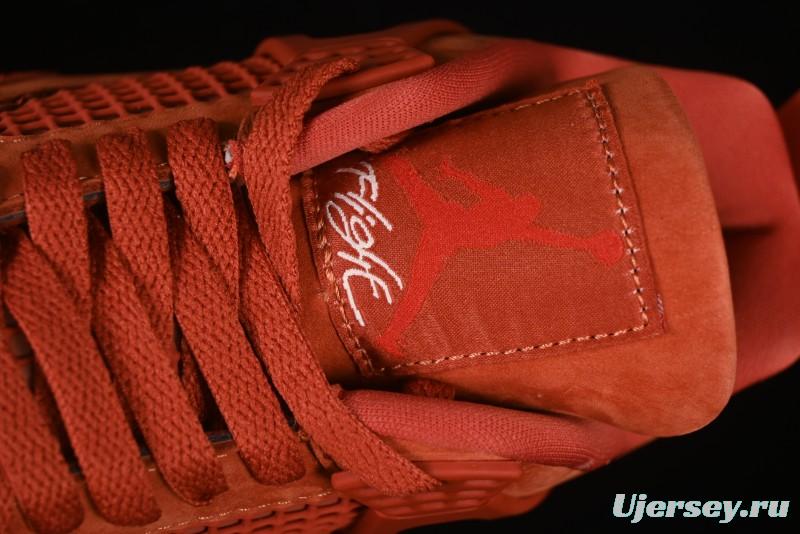 Nike Nigel Sylvester x Air Jordan 4 Retro High OG "Brick By Brick" Sneakers - HF4340-800