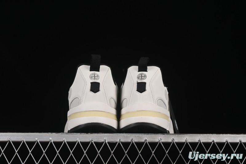 Stone Island Grime Panelled Low-Top Lifestyle Sneakers - 79FWS0303