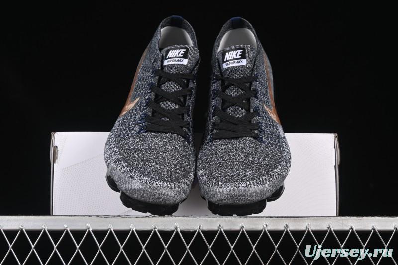 Nike Vapormax Flyknit Breathable Casual Running Shoes with Full-Length Air Cushion - 849558-010
