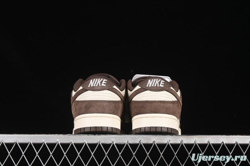 Nike SB Dunk Low White Mocha Low-Top Casual Skate Shoes - FQ8249-104