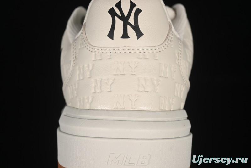 New York Yankees Chunky Liner Mid Denim Monogram Platform Sandals - 3ASXE015N50CRS