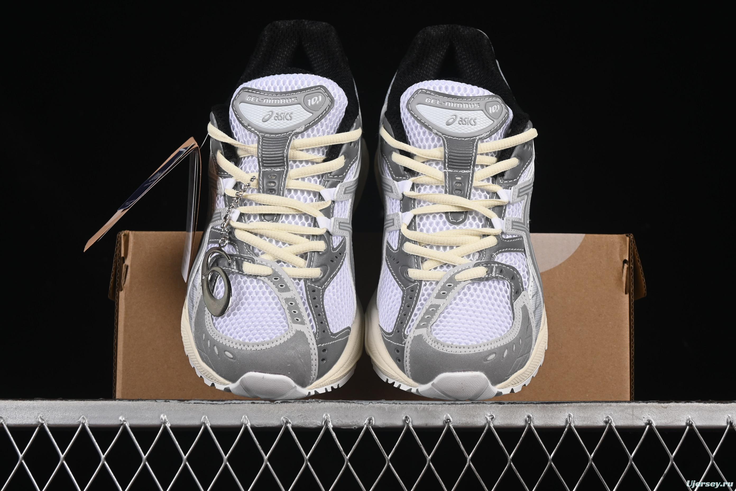 Asics Gel-Nimbus 10.1 Retro Breathable Casual Shoes with Cushioning for Men - 1203A673-100