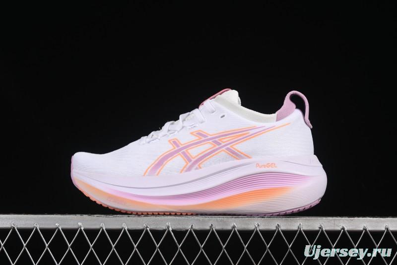 Asics Gel-Nimbus 27 Retro Breathable Casual Shoes Cushioned Men's Durable Running Shoes - 1012B753-101