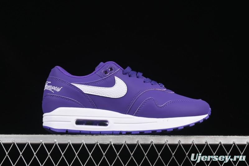 Nike Air Max 1 Retro Running Shoes with Half-Sole Air Cushion - HF8813-500
